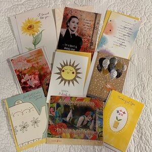 New Sparkly Deluxe Greeting Card Lot